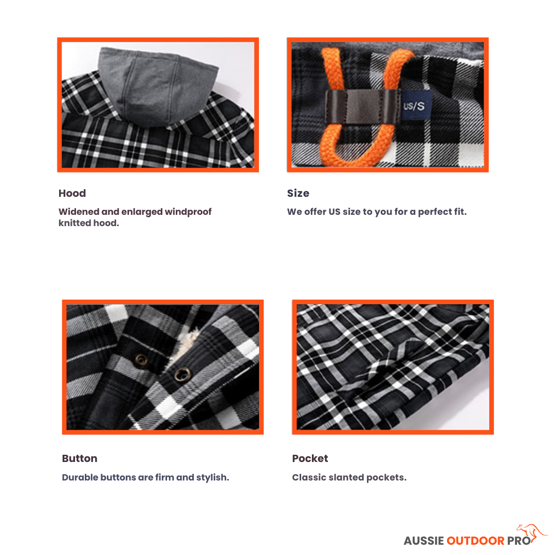 Aussie Outdoor Pro Checkered Jacket – Autumn & Winter