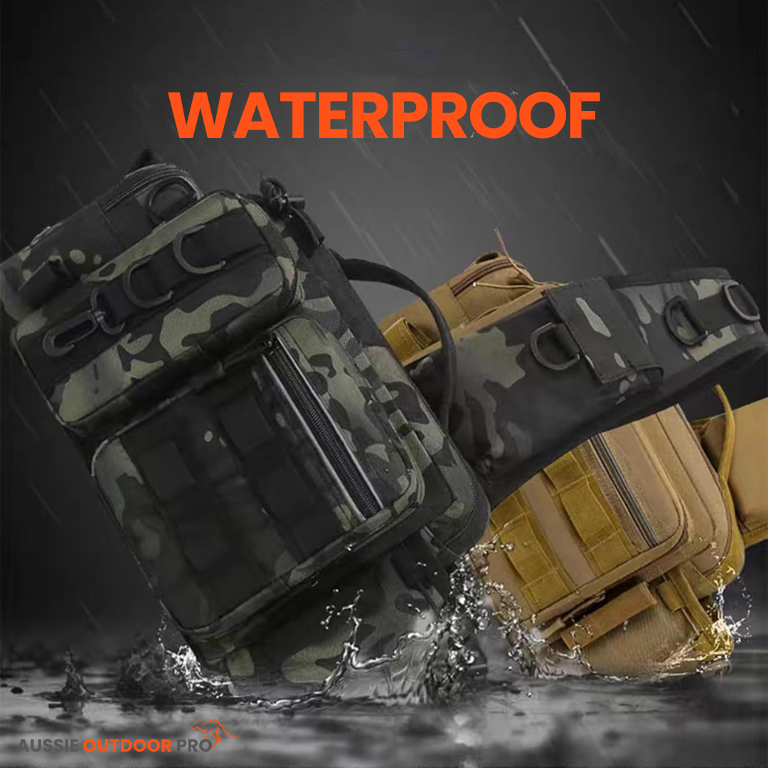 Aussie Outdoor Pro Multifunctional Fishing Backpack – Waterproof & Versatile