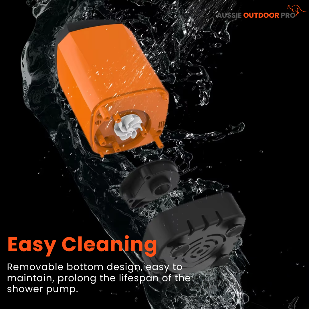 Portable Camping Shower – Rechargeable, Compact & Efficient