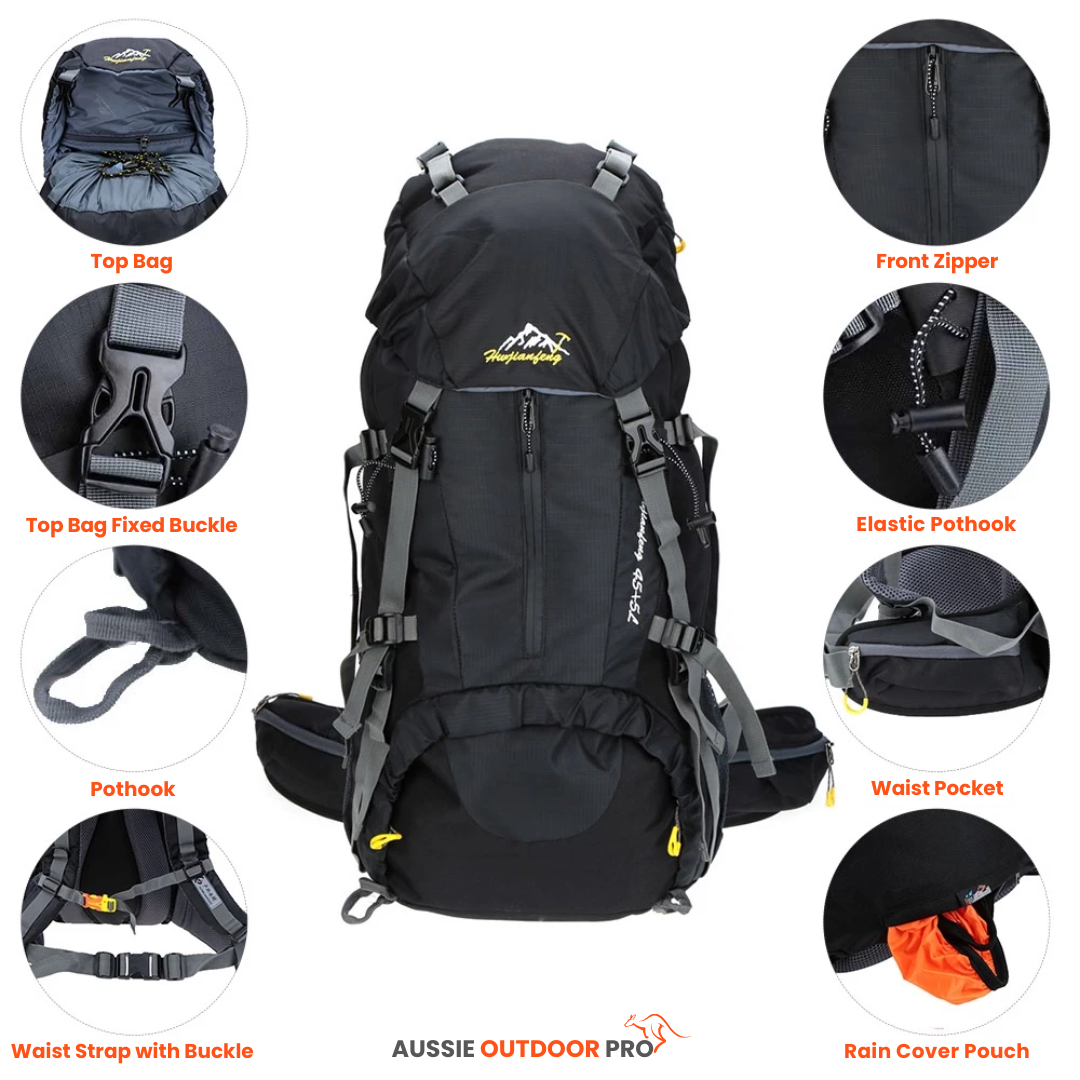 Waterproof 50L Outdoor Backpack – Durable & Spacious for All Adventures