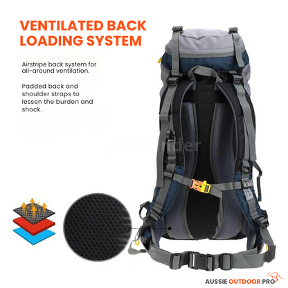 Waterproof 50L Outdoor Backpack – Durable & Spacious for All Adventures