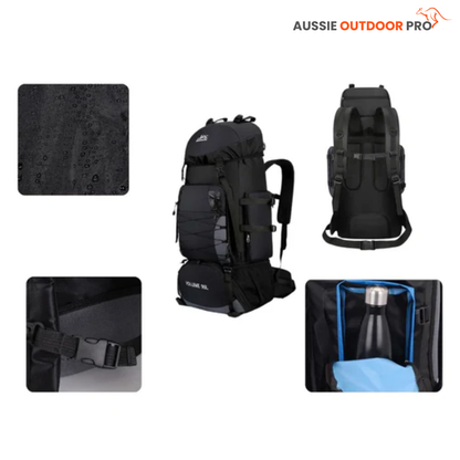 90L Hiking Backpack - Waterproof, Lightweight & Comfortable