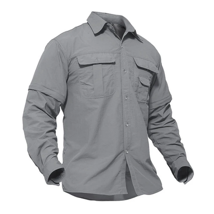 Convertible Sleeve Outdoor Shirt – Durable & UV-Protected