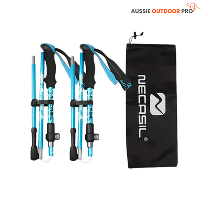 Ultra-Light Collapsible Trekking Poles – Adjustable & Durable for All Terrains