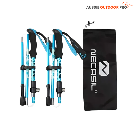 Ultra-Light Collapsible Trekking Poles – Adjustable & Durable for All Terrains