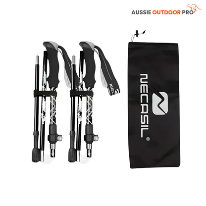 Ultra-Light Collapsible Trekking Poles – Adjustable & Durable for All Terrains