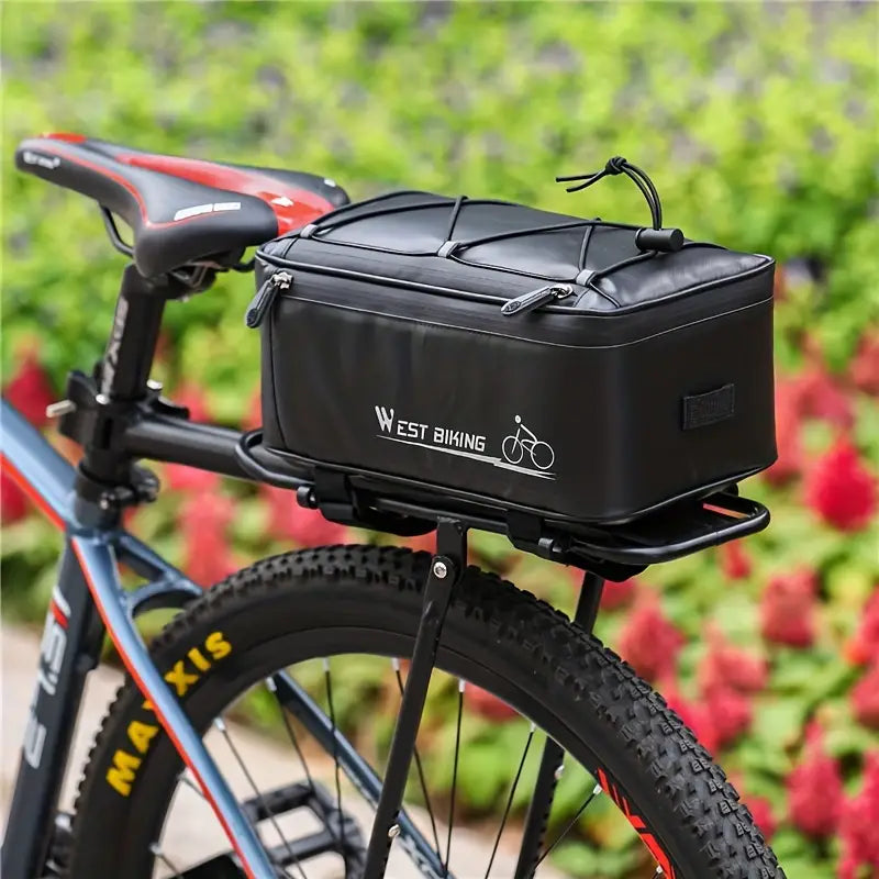 Waterproof Bike Pannier Bag – Rear Rack Storage & Shoulder Carry