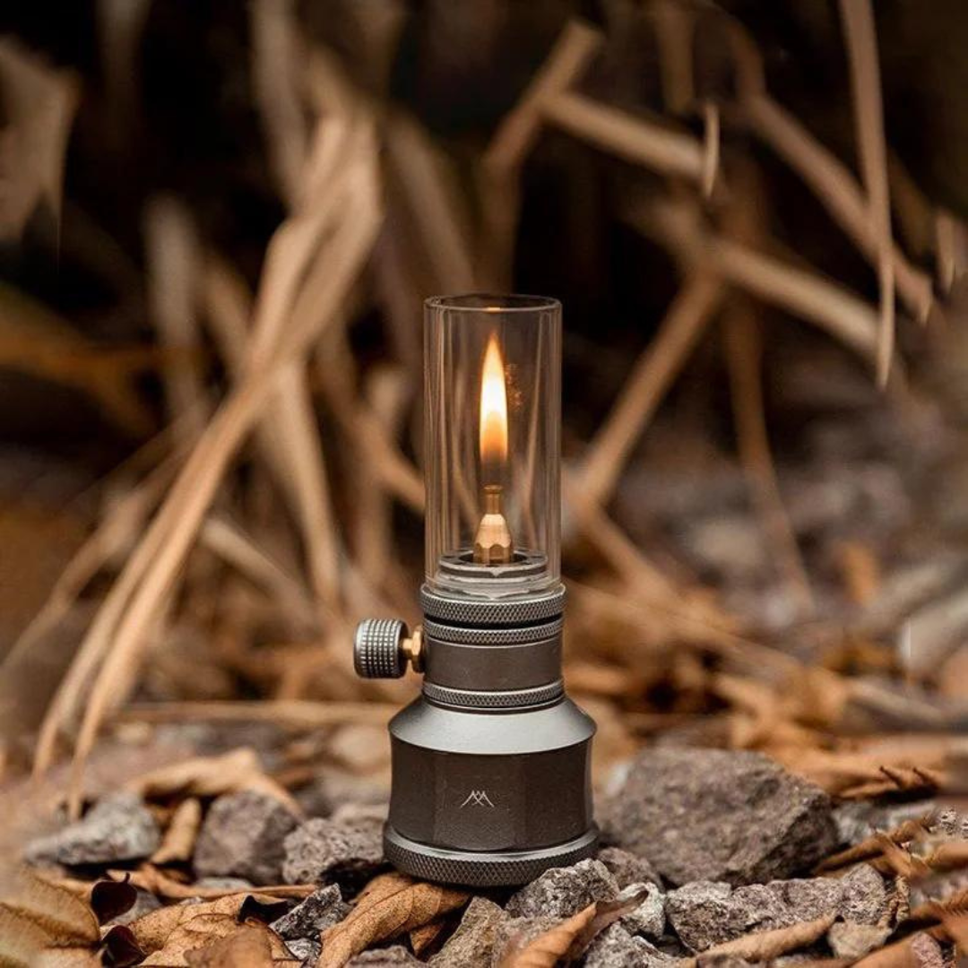 Portable Gas Lantern for Camping & Outdoors – Compact & Adjustable