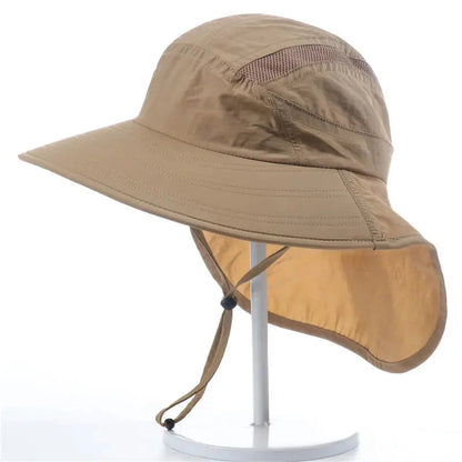 UV Protection Sun Hat with Neck Flap – Wide Brim for Ultimate Coverage