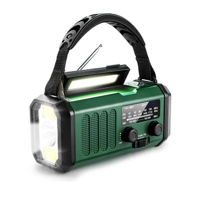 Professional Emergency Radio – Solar & Hand-Crank Powered – Essential for Emergencies