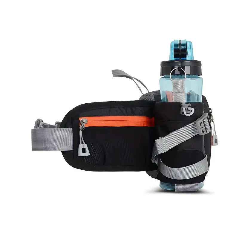 Compact Hiking & Cycling Waist Bag with Water Bottle Holder