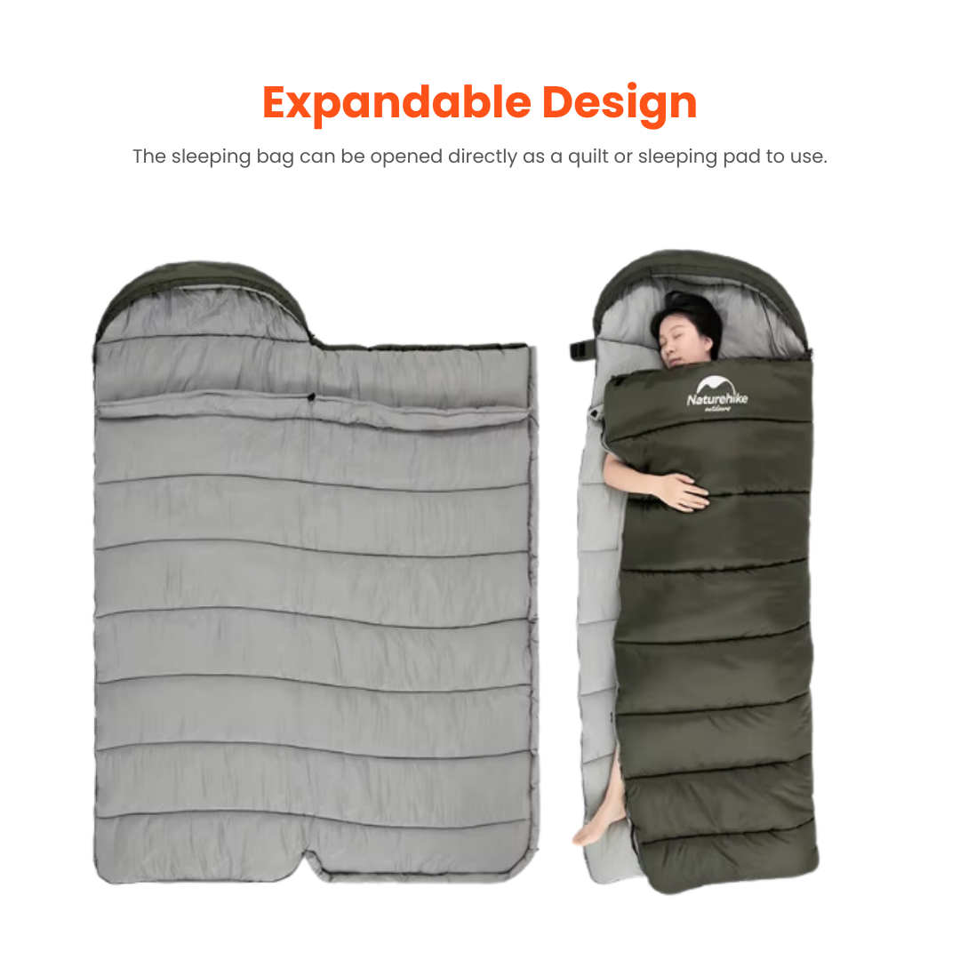 Outdoor Sleeping Bag – Comfort+ Mummy Sleeping Bag