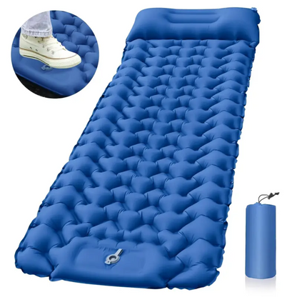 Self-Inflating Air Mattress for Camping – Built-In Pump for Quick Setup