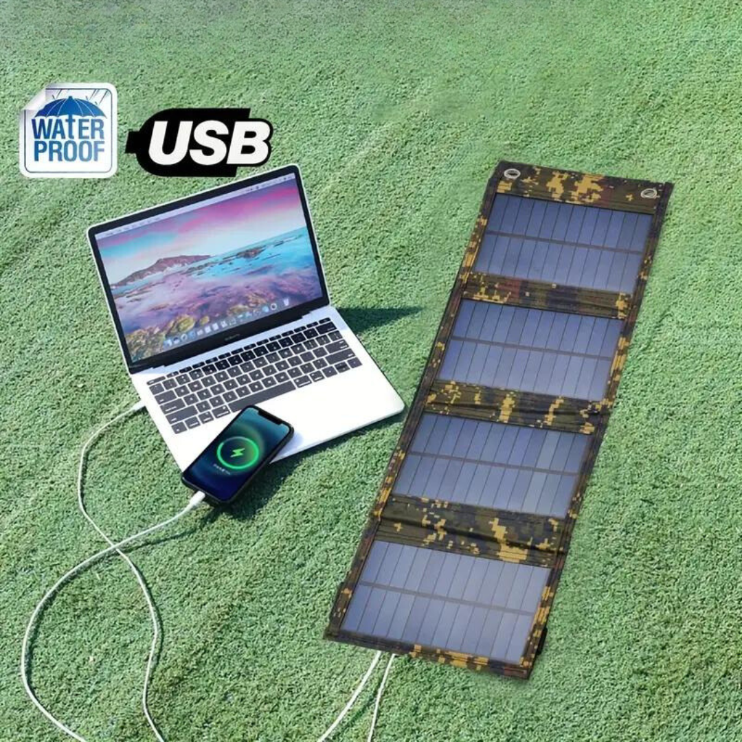 Foldable Solar Panel – 12W with USB Port for Outdoor Charging