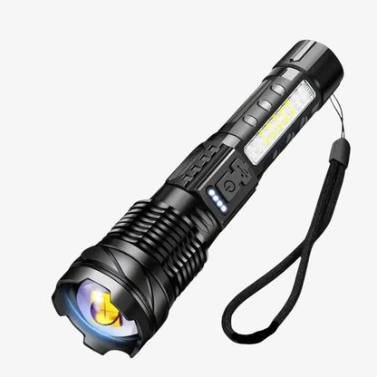 Military-Grade Tactical Flashlight – 5000 Lumens, USB Rechargeable