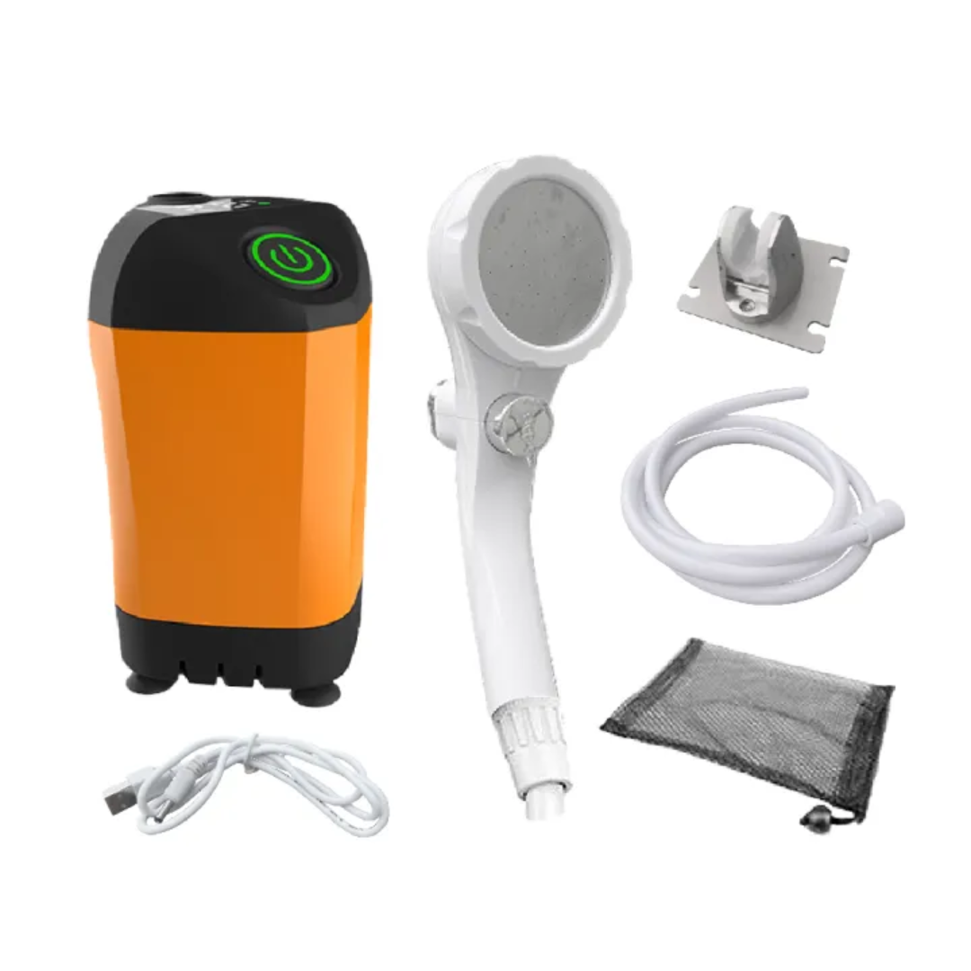 Portable Camping Shower – Rechargeable, Compact & Efficient