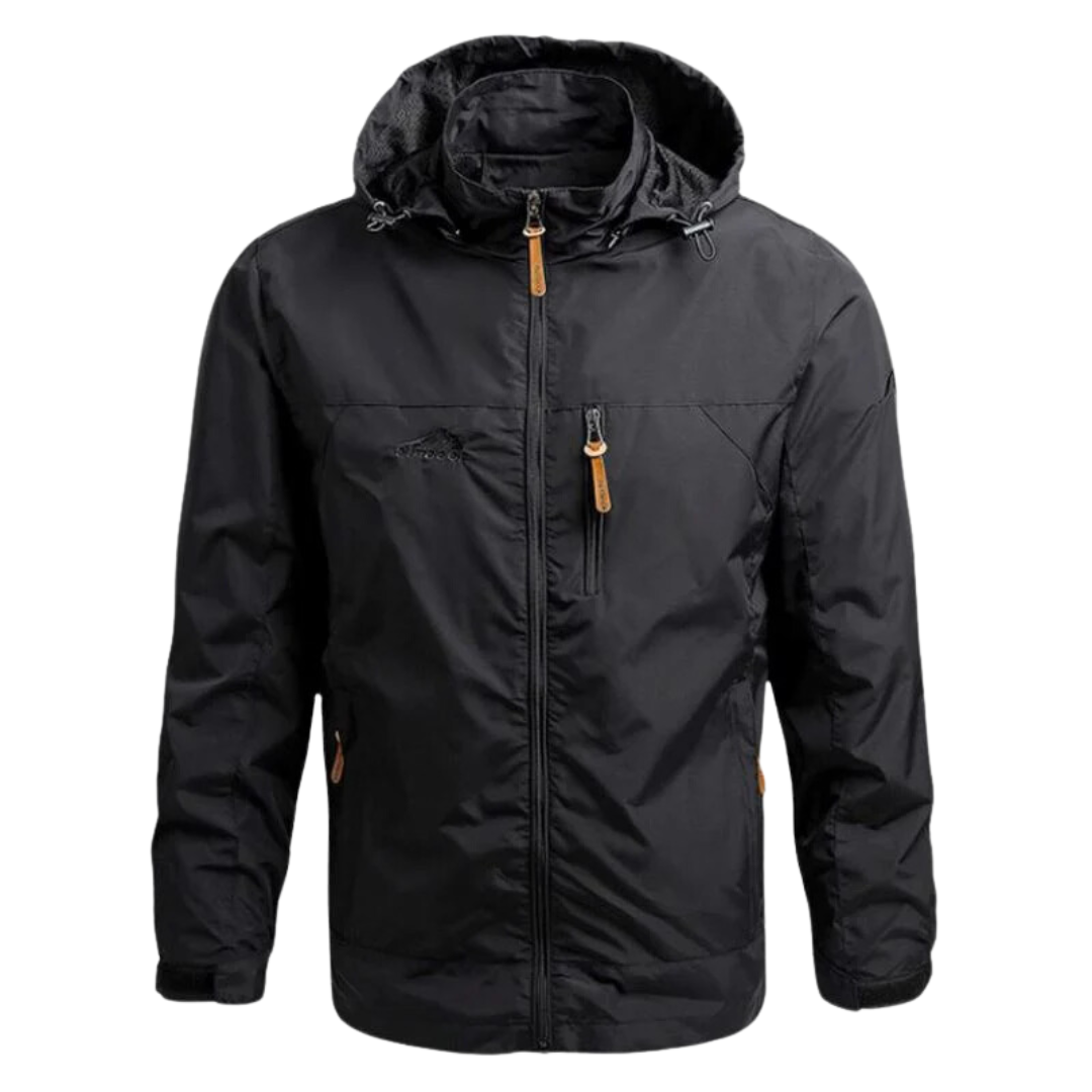 Lightweight Outdoor Jacket with Hood – Windproof & Waterproof