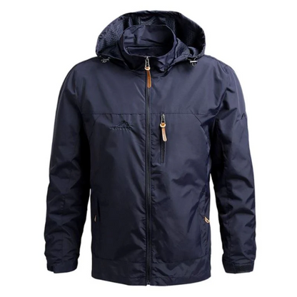 Lightweight Outdoor Jacket with Hood – Windproof & Waterproof