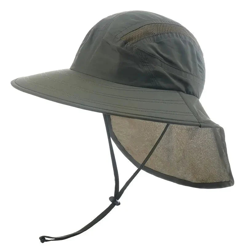 UV Protection Sun Hat with Neck Flap – Wide Brim for Ultimate Coverage