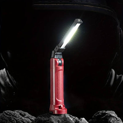 180° COB Work Light – USB Rechargeable, Compact & Waterproof