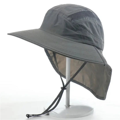 UV Protection Sun Hat with Neck Flap – Wide Brim for Ultimate Coverage